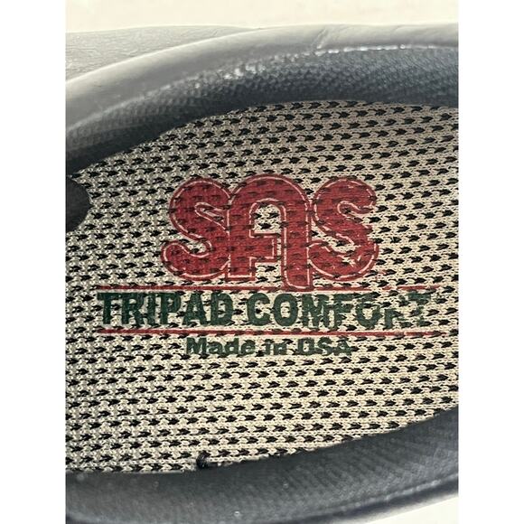 Women's SAS Tripad Comfort Black Leather Walking Sneakers Athletic Size 9.5 - Picture 6 of 9